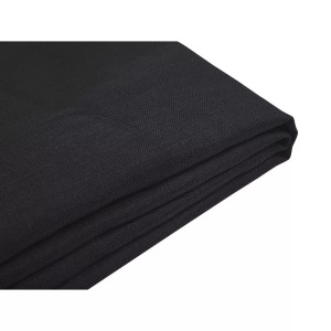 Beliani, Beliani Bezug für Bett FITOU Polsterbezug schwarz 160 x 200 cm, Beliani - Bettrahmenbezug aus Stoff FITOU, One Size, Schwarz