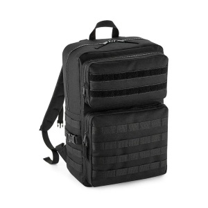 BagBase, Molle Tactical Rucksack Herren Schwarz ONE SIZE