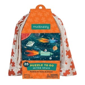 mudpuppy, Weltall, Puzzle im Sack, mudpuppy - Weltall, Puzzle im Sack, Multicolor