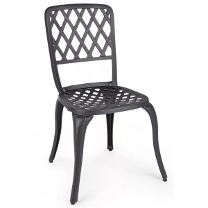 mutoni Garten, Aluminium Gartenstuhl Faenza anthrazit, Aluminium Gartenstuhl Faenza anthrazit