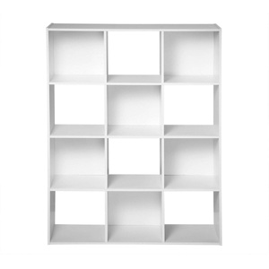 Calicosy, Aufbewahrungsregal mit 12 Fächern Aufbewahrungsregal mit 12 Fächern, Calicosy - Aufbewahrungsregal mit 12 Fächern L93 x H124 cm, One Size, Weiss