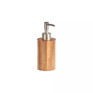 Zeller Present, ZELLER Seifenspender »Akazie«, aus Edelstahl, natur, ZPR 18685 Seifenspender Hellbraun