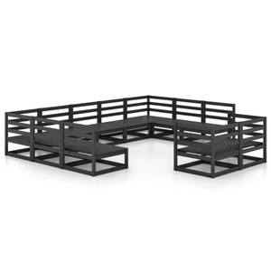 vidaXL, vidaXL 11-tlg. Garten-Lounge-Set Massivholz Kiefer, vidaXL 11-tlg. Garten-Lounge-Set Massivholz Kiefer