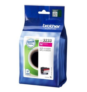 Brother, Tinte magenta LC3233M, Brother Tintenpatrone, rot, LC-3233M, (1'500 Seiten)