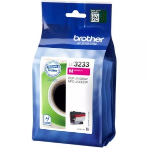 Brother, Tinte magenta LC3233M, Brother Tintenpatrone, rot, LC-3233M, (1'500 Seiten)