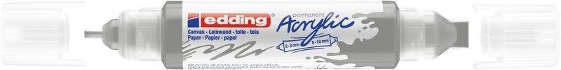 edding, edding Acrylmarker 5400, silber, Edding Acrylmarker 5400 double liner, silber sdm, 5400-923