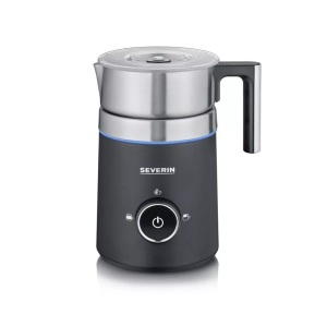 Severin, SEVERIN Spuma 500 - Milchaufschäumer (Edelstahl/Schwarz), Severin SM3585 Spuma 500 Induktions-Milchaufschäumer