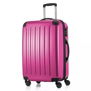 Hauptstadtkoffer, HAUPTSTADTKOFFER Hartschalentrolley mit 4 Doppelrollen, »Alex mit TSA Schloss«, Hauptstadtkoffer - Alex Koffer Hartschale M glänzend mit TSA, Pink