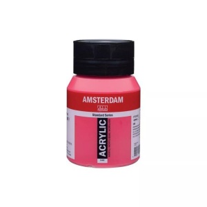 Amsterdam, AMSTERDAM ACRYL 500ML PERM.ROT PURPUR, Talens Acrylfarbe Amsterdam, permanent rot purpur, 17723482, (500ml)