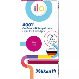 Pelikan, Pelikan Tintenpatrone ilo 4001 Pink 5er Set, PELIKAN Tintenpatrone ilo GTP 4001 301510 Pink 5 Stück