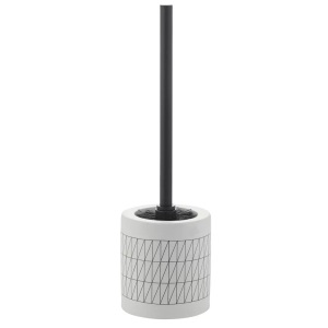 Diaqua, Wc-bürstengarnitur Trillium Weiss Unisex Schwarz ONE SIZE
