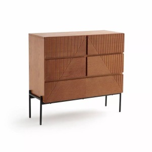 LA REDOUTE INTERIEURS, Kommode Lodge, 5 Schubladen, La Redoute Intérieurs - Kommode Lodge mit 5 Schubladen, One Size, Beige