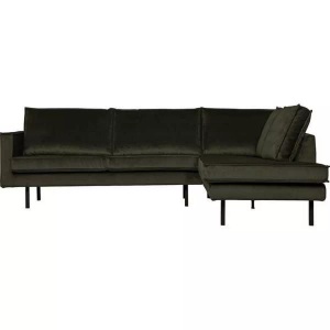 mutoni casual, Ecksofa Rodeo Rechts Dark Green Hunter, Ecksofa Rodeo Rechts Velvet Dark Green Hunter 266x213