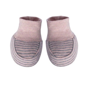 OrganicEra, OrganicEra Baby-Schuhe FOOTIE gestreift in rose melange in Gr. 62/68, 