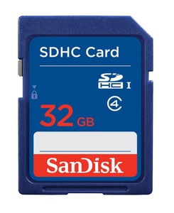SanDisk, SanDisk SDSDB-032G SDHC-Karte 32 GB Class 4, SanDisk Sdhc Class 4 32 GB Speicherkarte