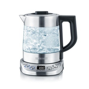 Severin, Teebereiter Severin WK 3473 Glas, Edelstahl, Severin WK3473 Deluxe Mini Wasserkocher