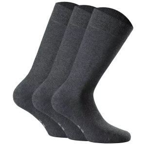 Rohner Socks, Rohner Socks Socken Cotton II Anthrazit 3er-Pack
