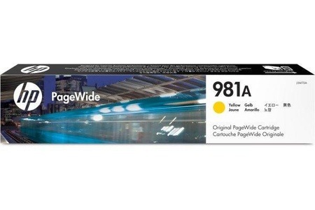 Hp, Original Tintenpatrone gelb HP No. 981A, J3M70A, Hewlett Packard Tintenpatrone, gelb, No.981A, J3M70A, (6'000 Seiten)