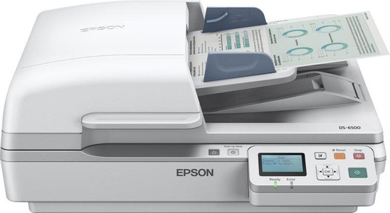 Epson, Epson WorkForce DS-7500N Duplex-Dokumentenscanner A4 1200 x 1200 dpi 40 Seiten/min, 80 Bilder/min USB, LAN (10/100/1000, 