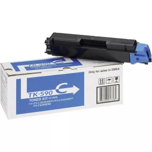 Kyocera, Original Tonerpatrone cyan Kyocera TK-590C, Kyocera Toner, blau, TK-590C, (5'000 Seiten)