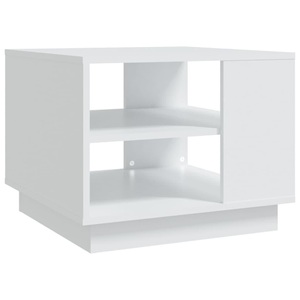 vidaXL, vidaXL Couchtisch Weiß 55x55x43 cm Holzwerkstoff