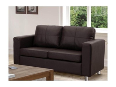 Vente-unique, Sofa 2Sitzer Kunstleder ACKLEY Sofa 2Sitzer Kunstleder ACKLEY, Vente-unique - Sofa 2Sitzer Kunstleder ACKLEY, One Size, Braun
