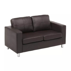 Vente-unique, Sofa 2Sitzer Kunstleder ACKLEY Sofa 2Sitzer Kunstleder ACKLEY, Vente-unique - Sofa 2Sitzer Kunstleder ACKLEY, One Size, Braun