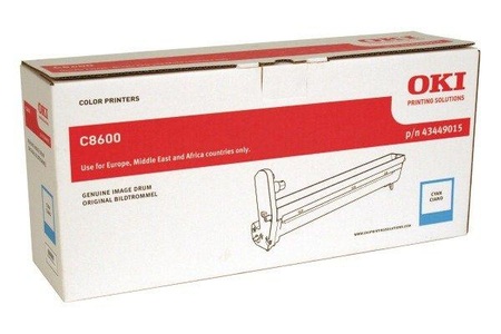 OKI, Original Drum Unit, cyan OKI 43449015, Oki Fotoleitereinheit, blau, 43449015, (20'000 Seiten)