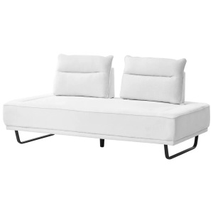 Beliani, Beliani - 3 Sitzer Sofa aus Stoff Modern FAXEN, One Size, Weiss Bunt
