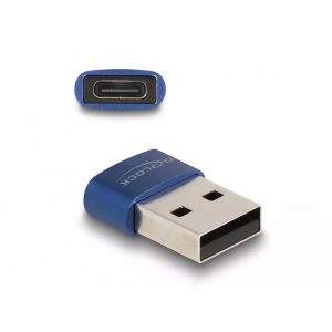 Delock, Delock USB 2.0 Adapter USB-A Stecker - USB-C Buchse, Delock USB 2.0 Adapter USB-A Stecker - USB-C Buchse