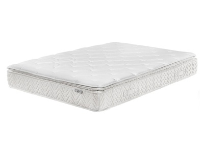 Beliani, Matratze aus Polyester LUXUS Matratze aus Polyester LUXUS, Beliani - Memoryschaum-Taschenfederkernmatratze aus Taschenfedern LUXUS, 140x200 cm, Perle