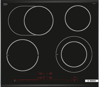 Bosch, Bosch Pkn675Dp1C - Kochfeld (Schwarz), Bosch Serie 8, Elektrokochfeld, 60 cm, Schwarz, PKN675DP1C