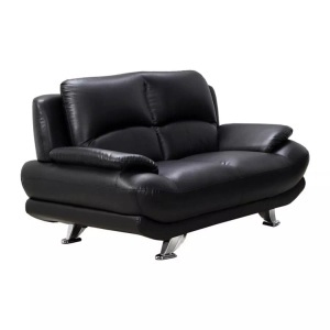 Vente-unique, Sofa 2Sitzer MUSKO Sofa 2Sitzer MUSKO, Vente-unique - Sofa 2Sitzer MUSKO, One Size, Schwarz