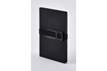 undefined, Voyager M Black Notizbuch Smooth Bonded Leather, Nuuna Notizbuch Voyager, A5, Black, Punkte, 176 Seiten, 53511