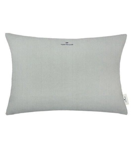 Tom Tailor, TOM TAILOR Kissenhülle »Dove Signature«, (1 St.), Tom Tailor Kissenhülle , T-Dovesignature75350-010-40-60 , Grau, Hellgrau , Textil , Uni , 40 cm , hochwertige Qualität , 003021132201