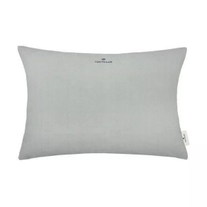Tom Tailor, TOM TAILOR Kissenhülle »Dove Signature«, (1 St.), Tom Tailor Kissenhülle , T-Dovesignature75350-010-40-60 , Grau, Hellgrau , Textil , Uni , 40 cm , hochwertige Qualität , 003021132201