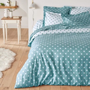 LA REDOUTE INTERIEURS, Bettbezug CLARISSE, Flanell