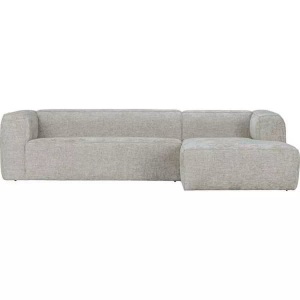 mutoni living, Ecksofa Bean rechts Strukturstoff Natural, Ecksofa Bean rechts Strukturstoff Natural 305x175
