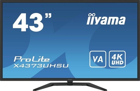 Iiyama, iiyama ProLite X4373UHSU-B1 Monitor, Iiyama - Monitor ProLite X4373UHSU-B1, Schwarz, 42X42CM