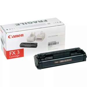 Canon, Original Tonermodul schwarz Canon FX-3, Canon - Toner-Modul FX-3 schwarz 1557A003 Fax L 300 3000 Seiten, Schwarz, One Size