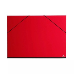 Clairefontaine, CLAIREFONTAINE Zeichenmappe A4+ 144605C rot, Clairefon Zeichenmappe, A4+, rot, 144605C