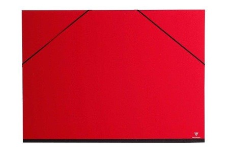 Clairefontaine, CLAIREFONTAINE Zeichenmappe A4+ 144605C rot, Clairefon Zeichenmappe, A4+, rot, 144605C