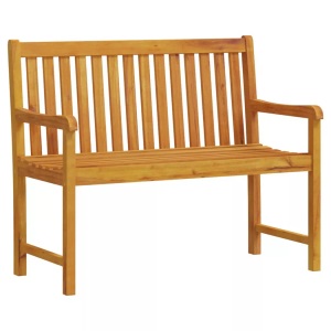 vidaXL, vidaXL Gartenbank 110 cm Massivholz Akazie, vidaXL Gartenbank 110 cm Massivholz Akazie