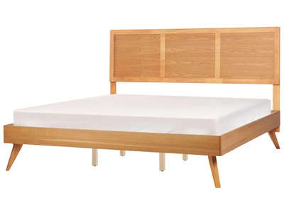 Bett mit Lattenrost aus MDF-Platte Rustikal ISTRES Bett mit Lattenrost aus MDF-Platte Rustikal ISTRES