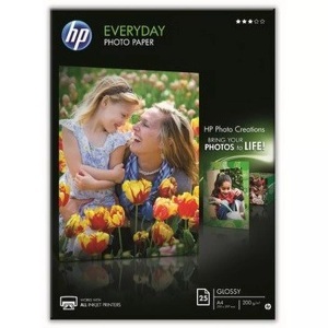 Hp, HP Q5451A Fotopapier Glossy, Hewlett Packard Everyday Foto Papier, A4, 200g, InkJet, glossy, Q5451A, (25 Blatt)