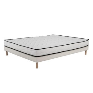 AB Matelas, Matratzen-set Confort | 160x200 | Schaumstoff | 18 Cm | Gepolstertes Lattenrost In Weiss Unisex Weiss 160X200CM, 