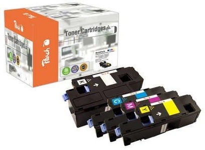 Peach, Peach Spar Pack Tonermodule kompatibel zu Epson C13S050611-4, Peach Tonerset Epson C13S050611-4 Black/Cyan/Magenta/Yellow