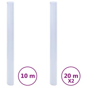 vidaXL, vidaXL Fensterfolien 3 Stk. Statisch Matt Transparent Grau PVC, vidaXL Fensterfolien 3 Stk. Statisch Matt Transparent Grau PVC