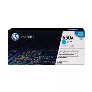 Hp, Original Tonerpatrone cyan HP No. 650, CE271A, Hewlett Packard Toner, blau, No.650A, CE271A, (15'000 Seiten)