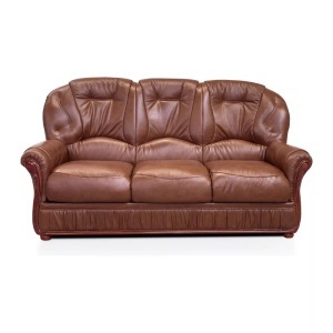 Vente-unique, Ledersofa 3Sitzer Büffelleder DAPHNE Ledersofa 3Sitzer Büffelleder DAPHNE